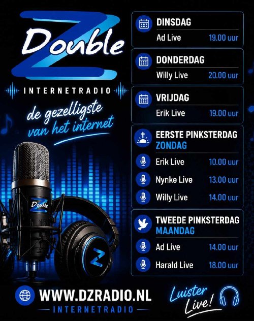 live komende week